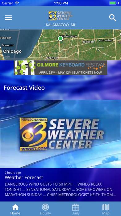 WWMT Weather Alert Network App screenshot