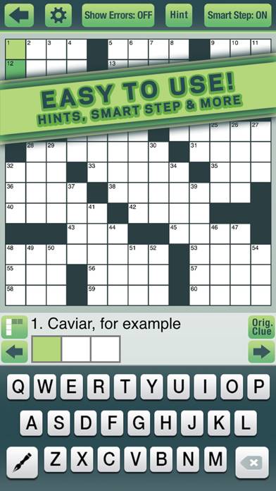 Penny Dell Jumbo Crosswords 2 – Crossword Puzzles for Everyone! game screenshot