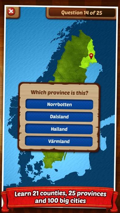 GeoFlight Sweden Pro App screenshot #2