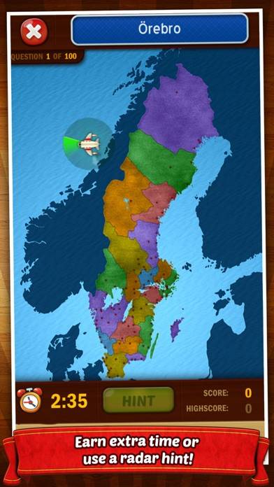 GeoFlight Sweden Pro App screenshot #3