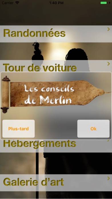 Rando BROCÉLIANDE App screenshot