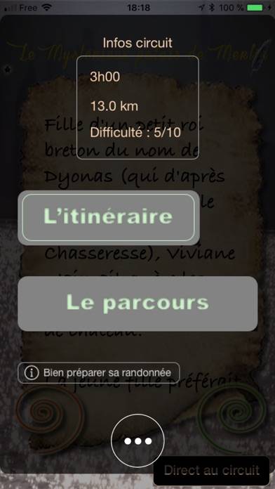 Rando BROCÉLIANDE App screenshot