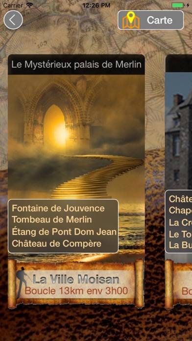 Rando BROCÉLIANDE App screenshot