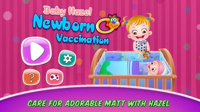 Baby Hazel Newborn Vaccination captura de pantalla del juego