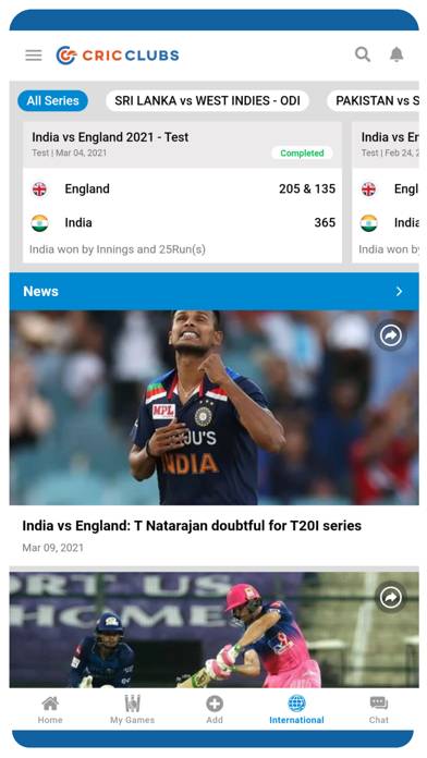 CricClubs App screenshot #3