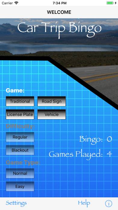 Car Trip Bingo screenshot