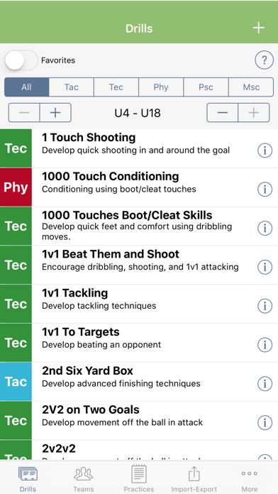 Practice Planner App screenshot #2