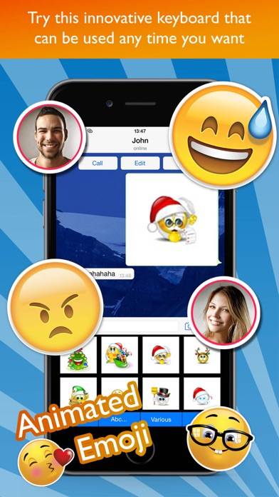 Animated Emoji Keyboard Pro Capture d'écran de l'application #2