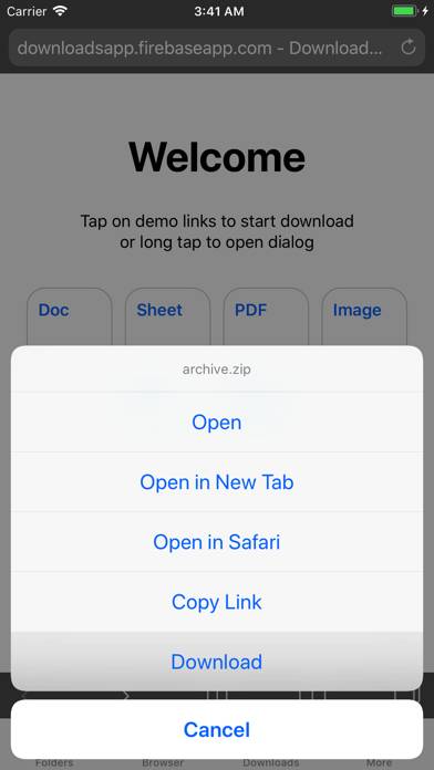 Browser and Documents Plus Capture d'écran de l'application #1