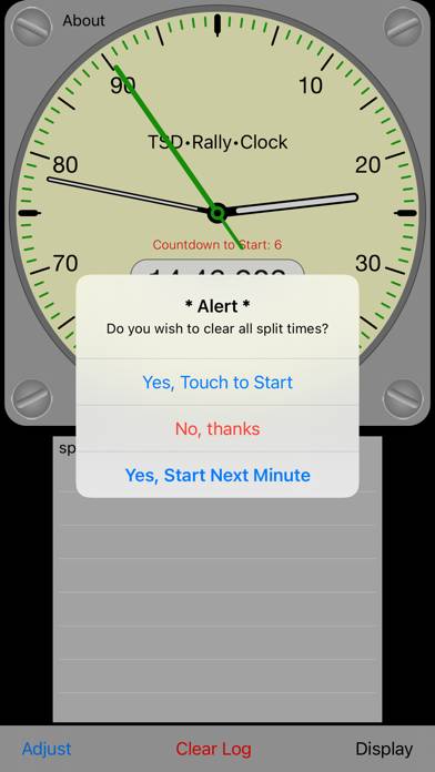 TSD Rally Clock App-Screenshot #3
