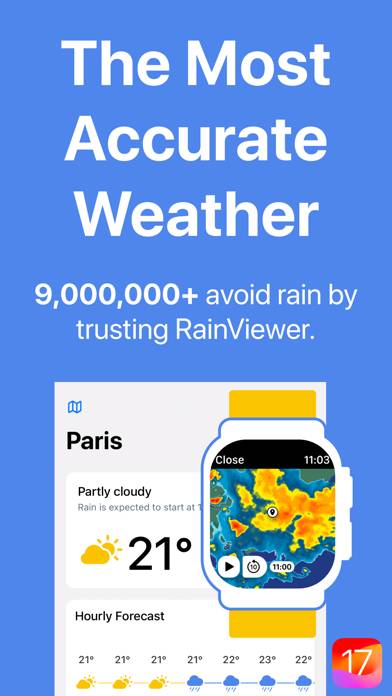Rain Viewer: Weather Radar Capture d'écran de l'application #1