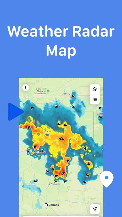 Rain Viewer: Weather Radar Capture d'écran de l'application #3