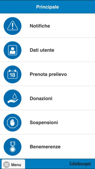 AVISNet Schermata dell'app