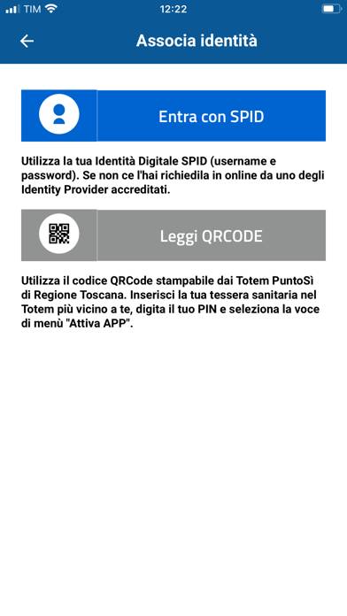 Toscana Salute App screenshot