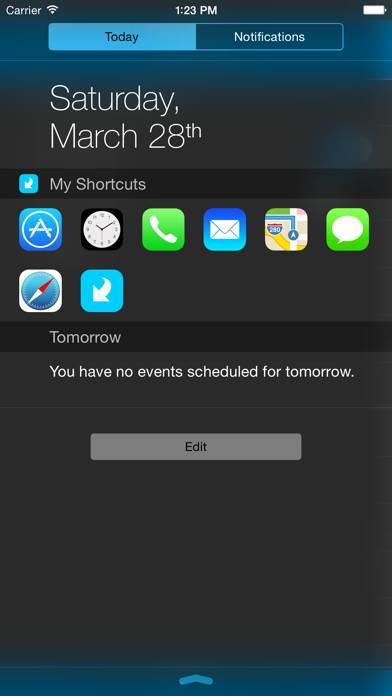 Shortcuts Schermata dell'app