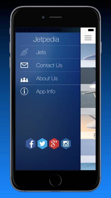 Jetpedia | Private Jet Guide Captura de pantalla de la aplicación