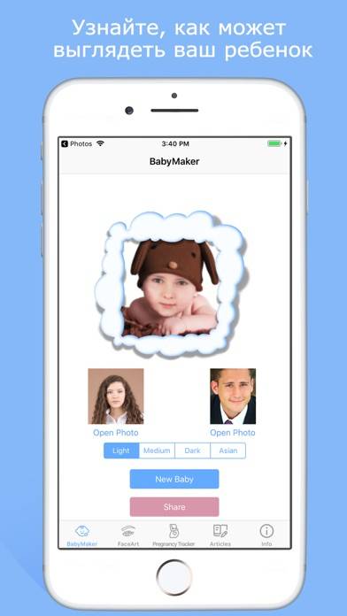 Baby Maker & Face Generator Schermata dell'app #1
