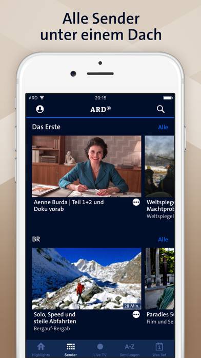 ARD Mediathek App-Screenshot #2