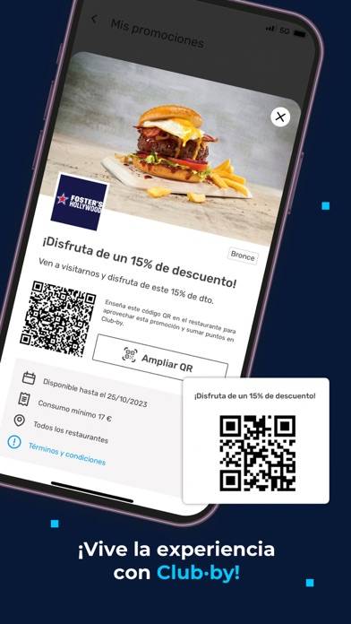 Club·by Captura de pantalla de la aplicación