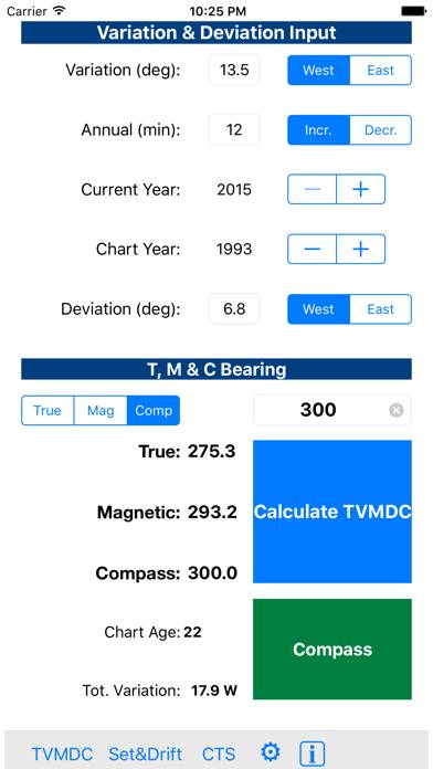TVMDC Sailing & Marine Navigation Calculator App screenshot #5
