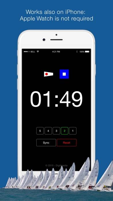 Regatta Timer Watch Schermata dell'app #3