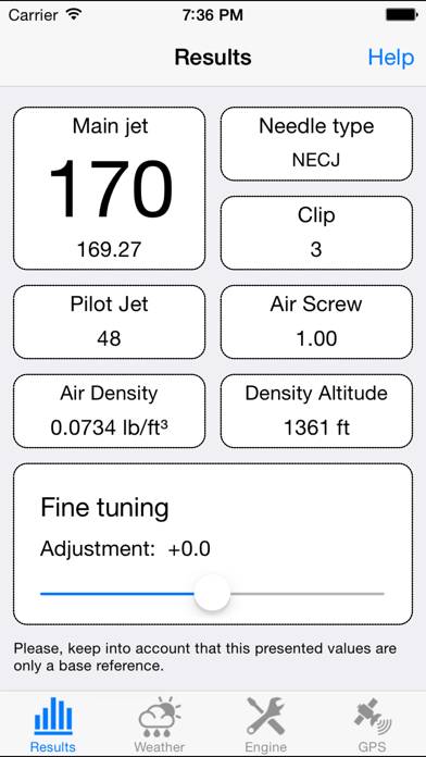 Jetting for Suzuki RM 2T bikes App screenshot #1