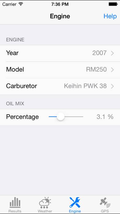 Jetting for Suzuki RM 2T bikes App screenshot #3