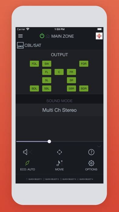 Denon AVR Remote App-Screenshot #3