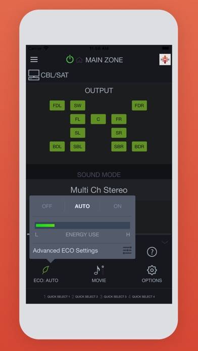 Denon AVR Remote App-Screenshot #5