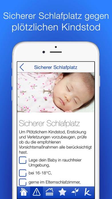 Baby Sicherheit PRO App-Screenshot