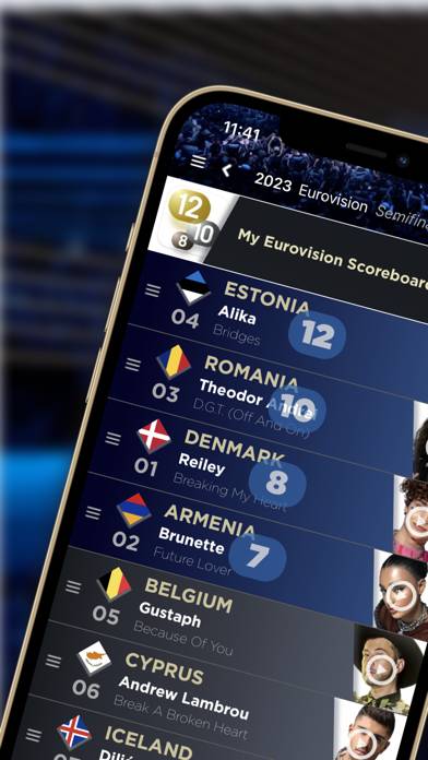 My Eurovision Scoreboard App preview #1