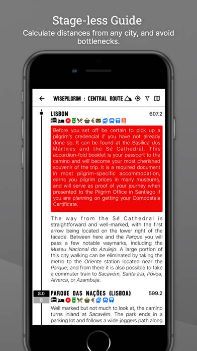 Wise Pilgrim Camino Portugués App-Screenshot