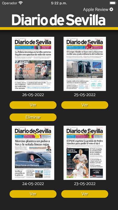 Diario de Sevilla (V. Impresa) Captura de pantalla de la aplicación #1