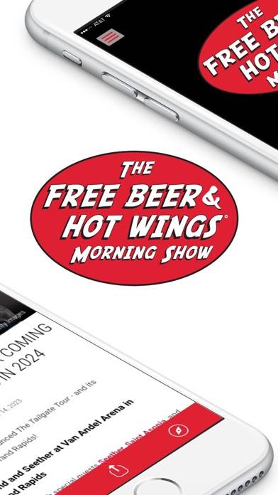 Free Beer and Hot Wings Show App screenshot