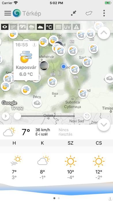 OMSZ Meteora App skärmdump #1