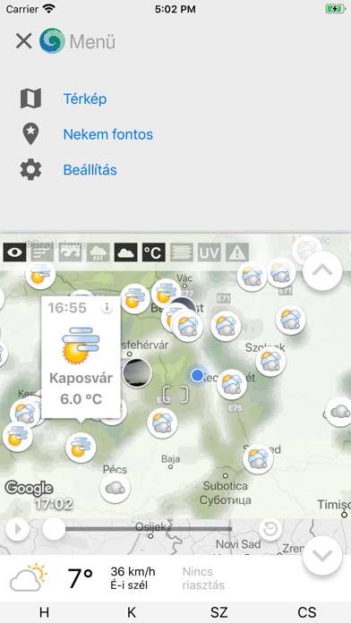 OMSZ Meteora App skärmdump #6
