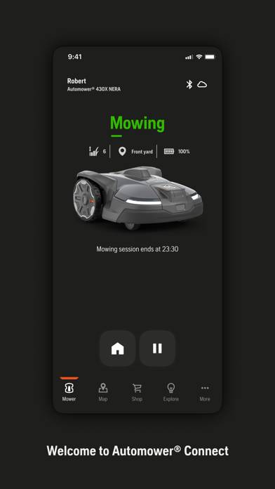 Automower Connect App skärmdump #3