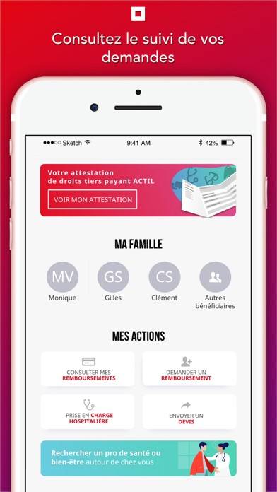 Apicil, mon espace Santé App screenshot #1