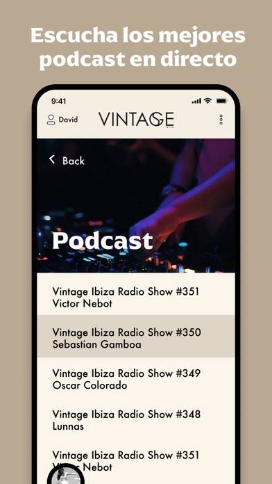 Vintage Ibiza App screenshot