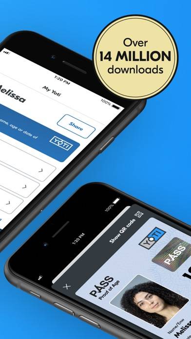 Yoti Schermata dell'app