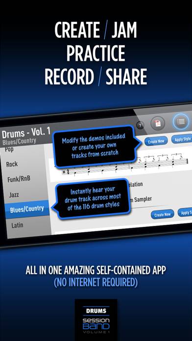 SessionBand Drums 1 App screenshot #4