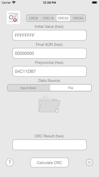 CRC Calculator captura de pantalla