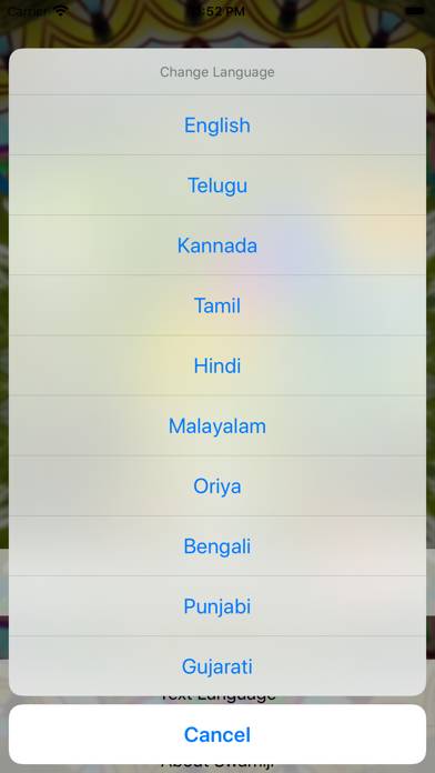 SGS Hindi Hanuman Chalisa App screenshot