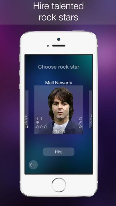 Rock Star Manager Captura de pantalla de la aplicación #1