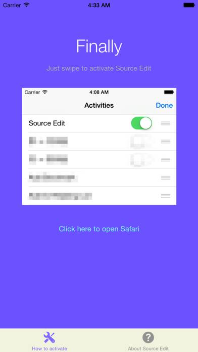 Source Edit App screenshot