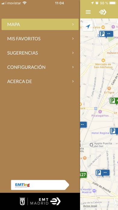 Parking Madrid App screenshot