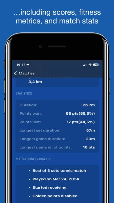 Matchpoint Schermata dell'app