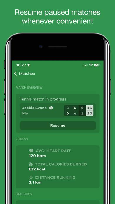 Matchpoint Schermata dell'app