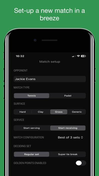 Matchpoint Schermata dell'app