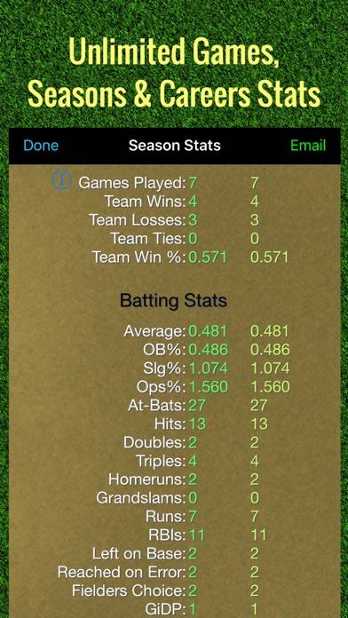 Softball Stats Tracker Pro App screenshot #3